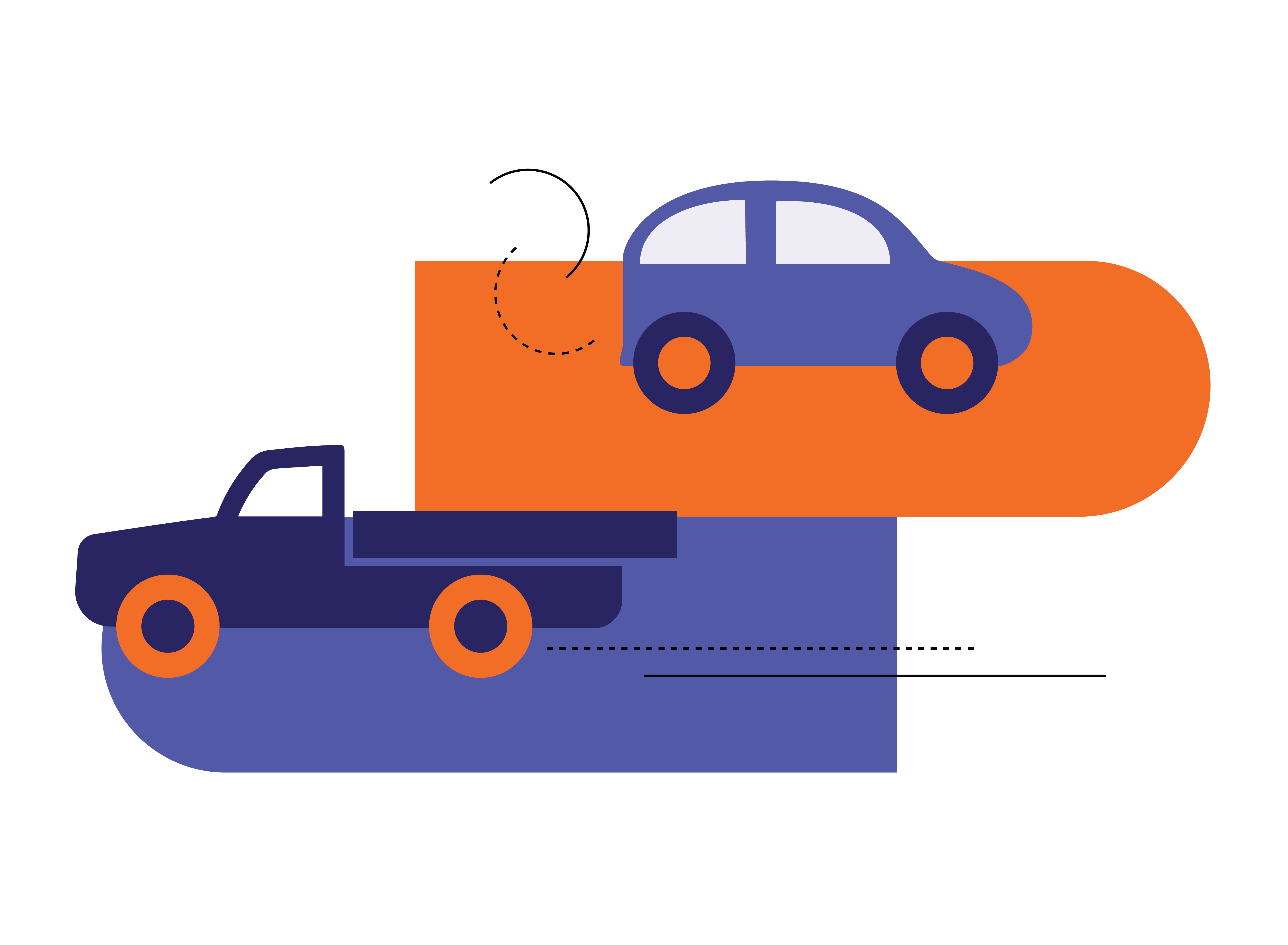 Illustration of comprehensive insurance solutions for rental vehicle fleets